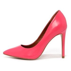 Steve Madden Pink Leather Proto Heel